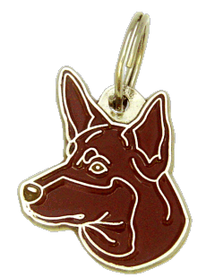 Kelpie australiano red <br> (placa de identificação para cães, Gravado incluído)